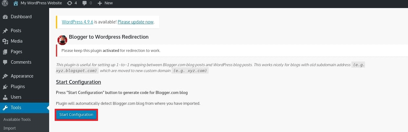 Blogger to WordPress Redirection Using Plugin 2 Blogger to WordPress Redirection Using Plugin