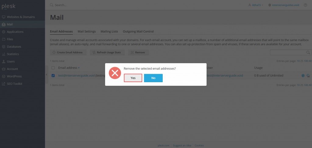 Email Management in Plesk 9 1697314074 390 Email Management in Plesk Interserver Tips