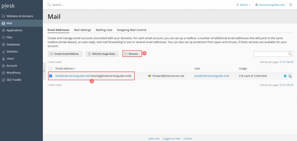 Email Management in Plesk 8 1697314074 566 Email Management in Plesk Interserver Tips
