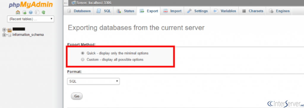 How to backup a MySQL database using PhpMyAdmin 4 Backup MySQL
