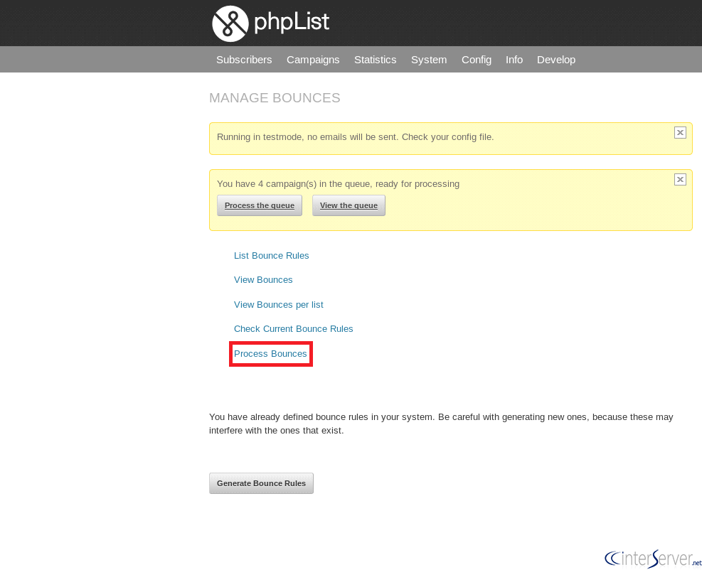 Handle Bounce Back Emails in phpList 2 bounce back in phplist