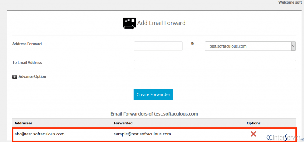 Email Forwarding