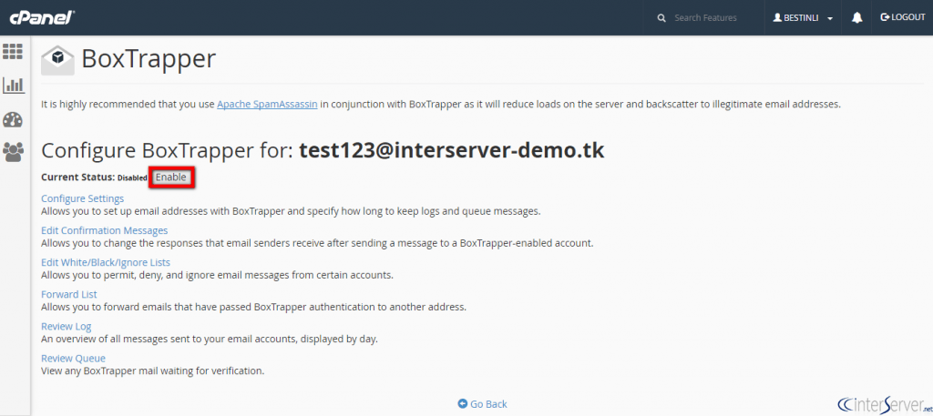 Spam Prevention Methods in cPanel 2 Spam Prevention Methods