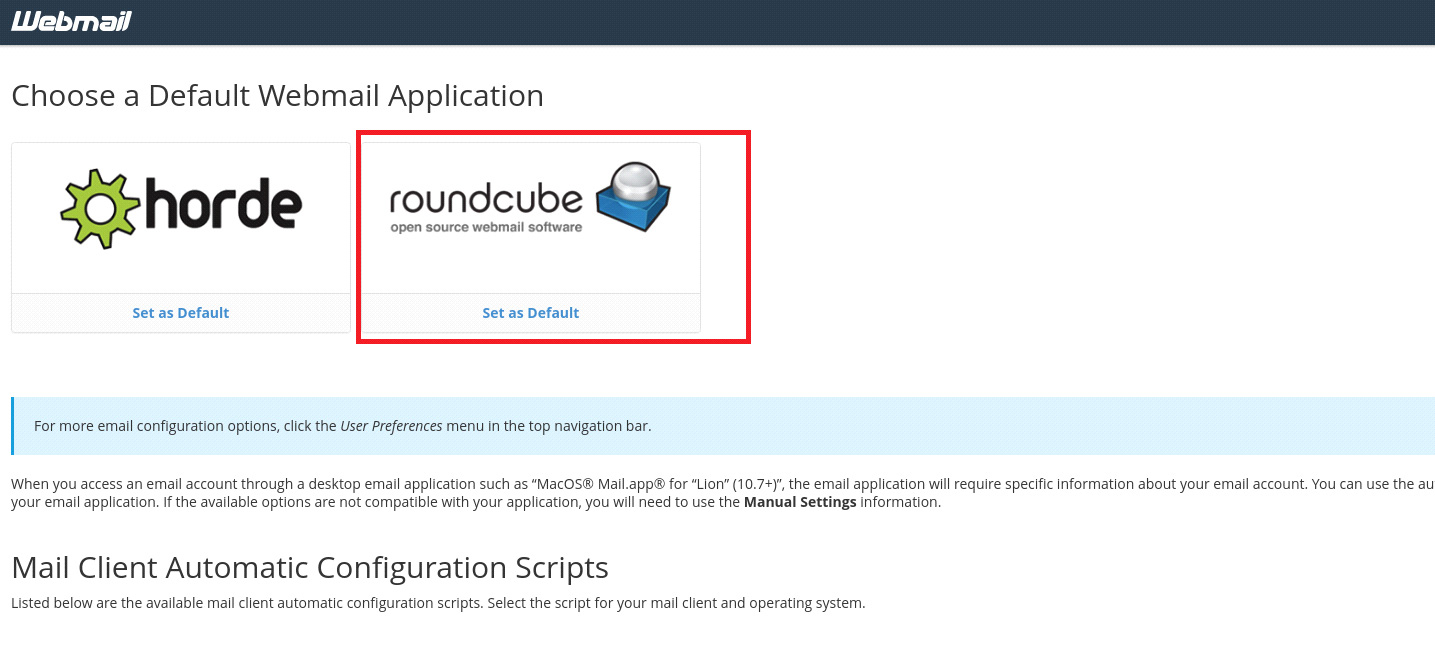 Automated Email Archiving in Roundcube 1 Mail archiving