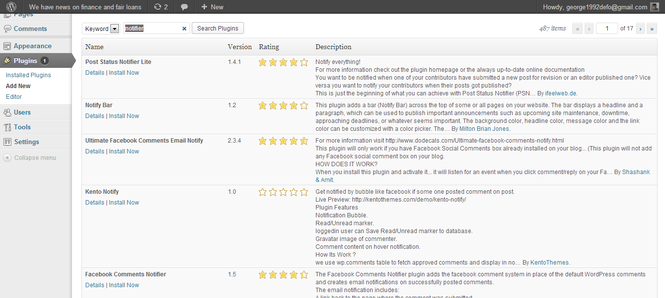 Example of writing a simple WordPress Plugin