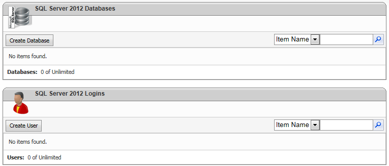Administering WebsitePanel for SQL Server 2012 Database Management 1 Figure 1