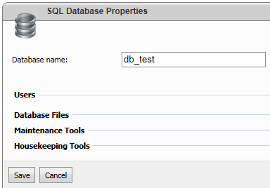 Administering WebsitePanel for SQL Server 2012 Database Management 2 Figure 2