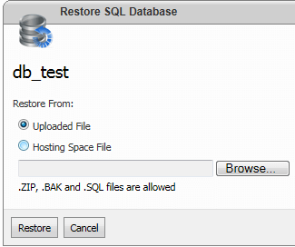 Administering WebsitePanel for SQL Server 2012 Database Management 7 Figure 7