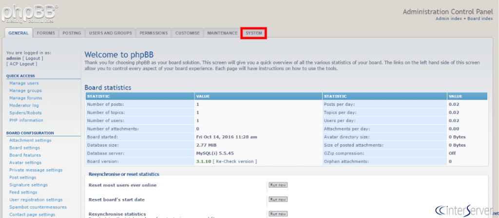 Mass Email Settings in phpBB 1 mass-mail